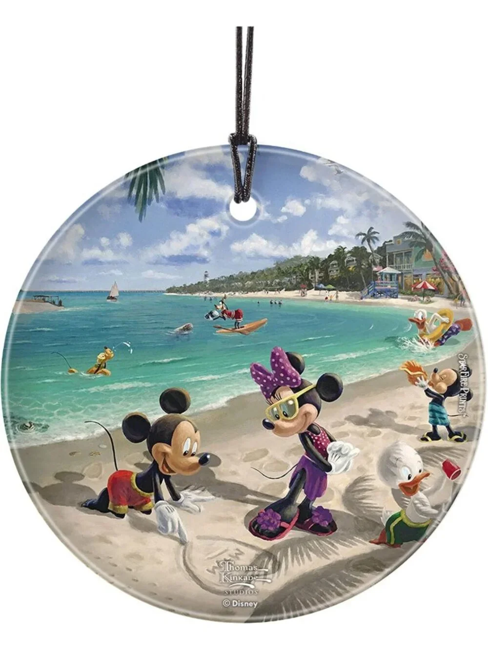 Mickey & Minnie Glass Print | 3.5
